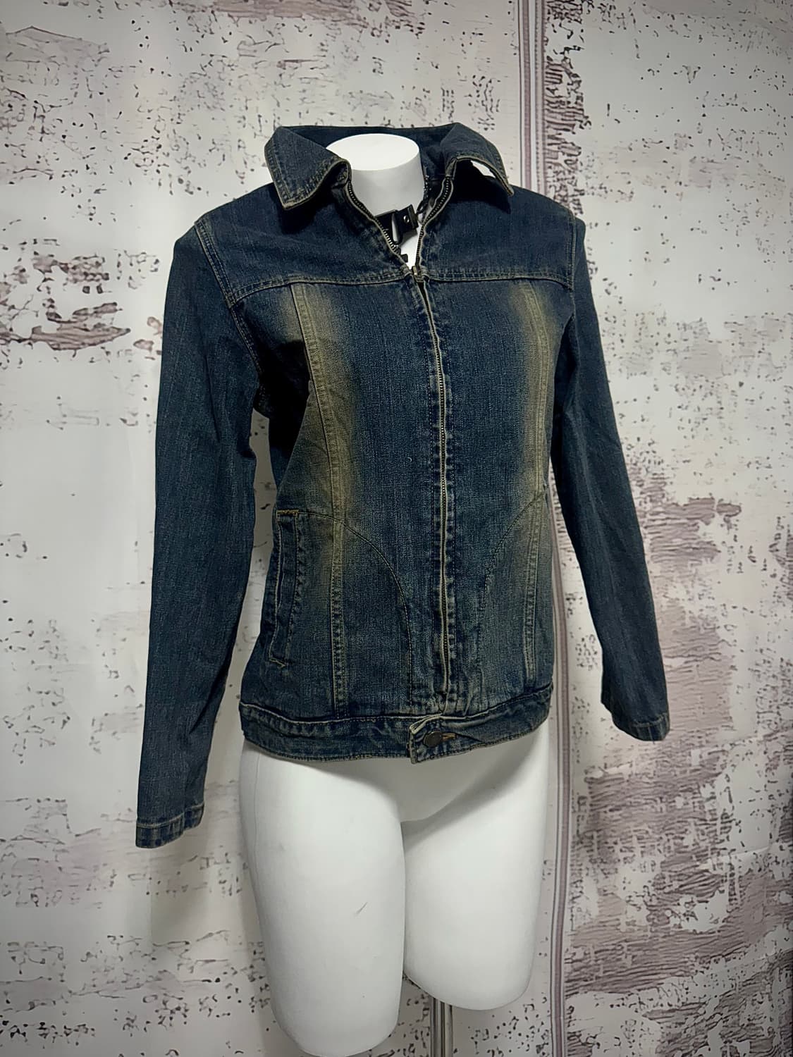 Denim Zip-Up Jacket 상품이미지2