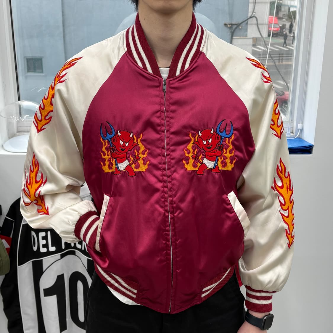 빈티지 레드데빌 스카쟌 상품이미지2