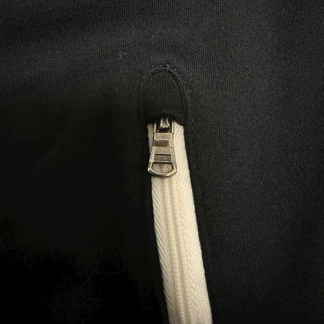 ⭐️희귀⭐️폴로 랄프로렌 빅포니 코튼집업 면져지 블랙 레드 상품이미지7