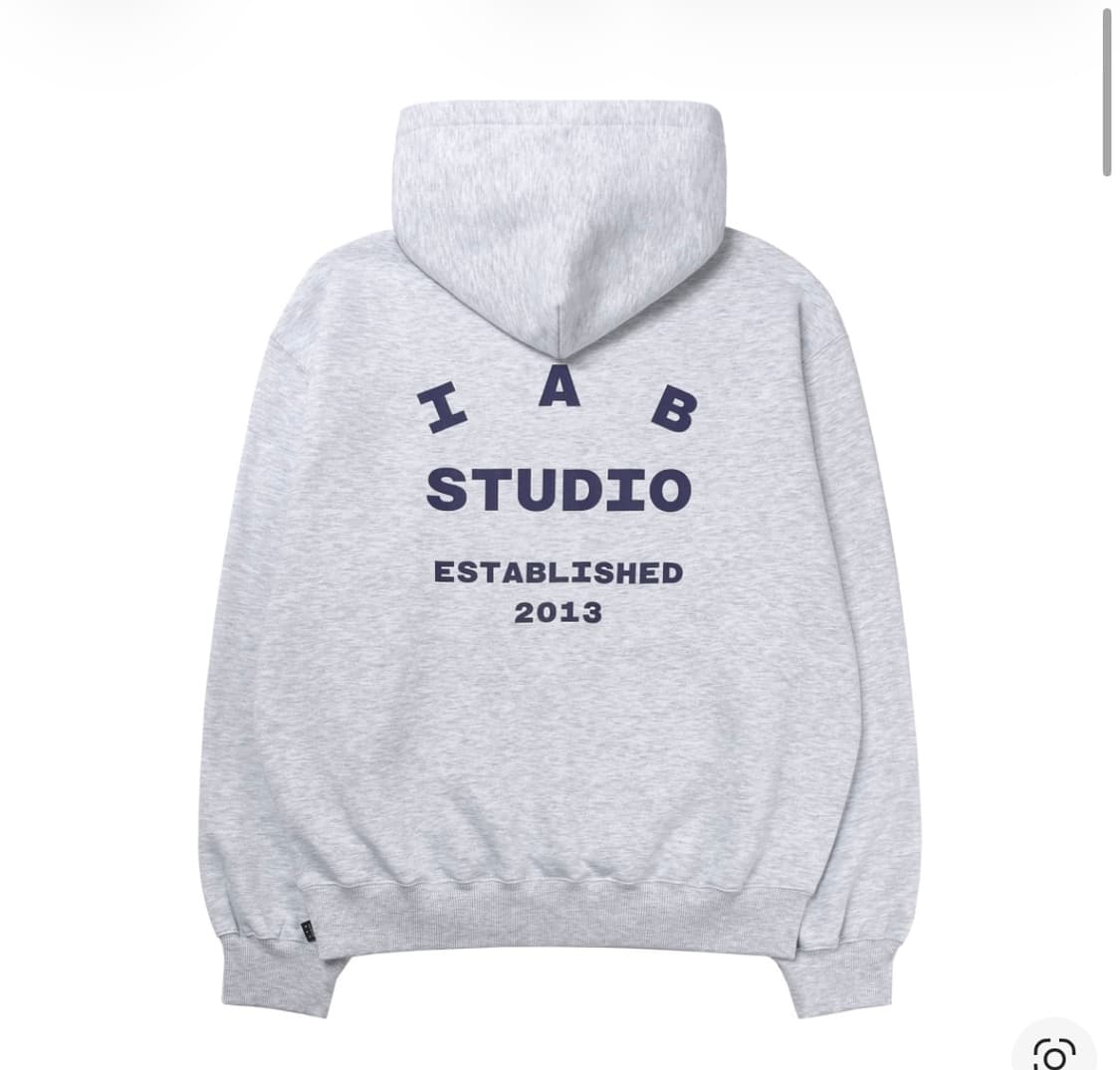 아이앱 스튜디오 25 후드 라이트 그레이 네이비 상품이미지1