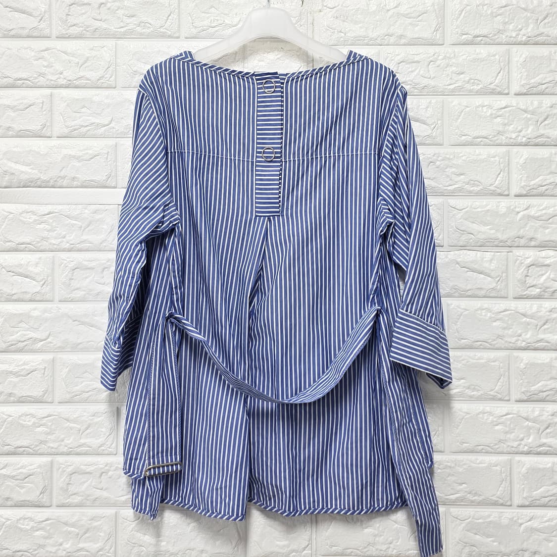 택포// 질스튜어트 스트라이프 블라우스 M 상품이미지4