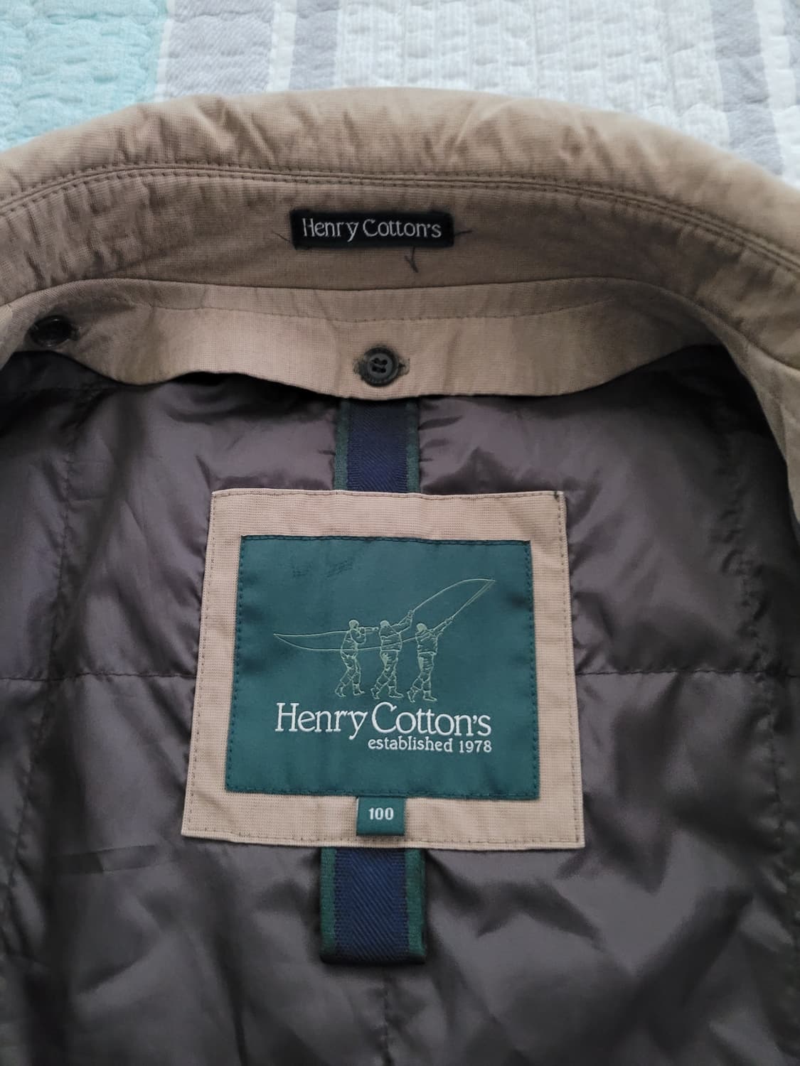 헨리코튼 Henry Cotton 내피분리 간절기 트렌치코트 100사이즈 상품이미지8