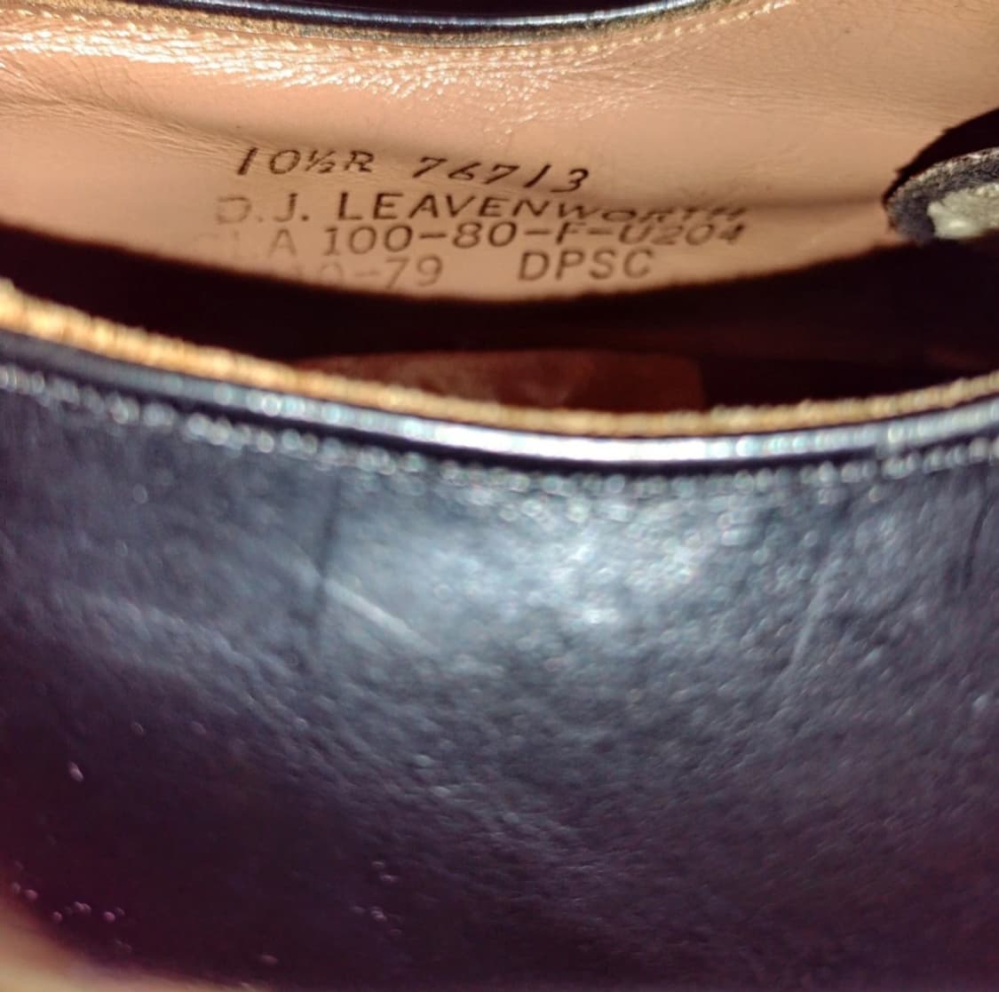 70s us army Oxford  서비스 슈즈 상품이미지4