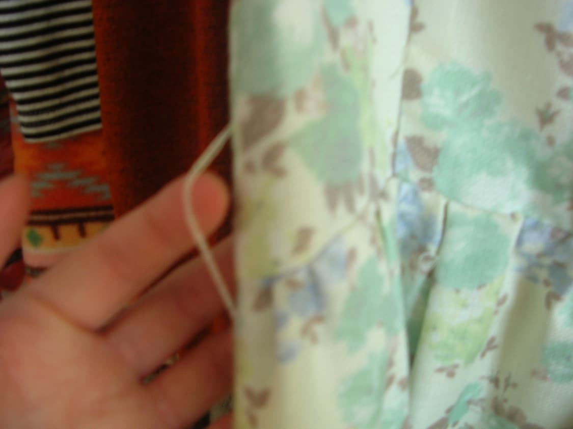 빈티지 플라워 패턴 원피스 상품이미지5