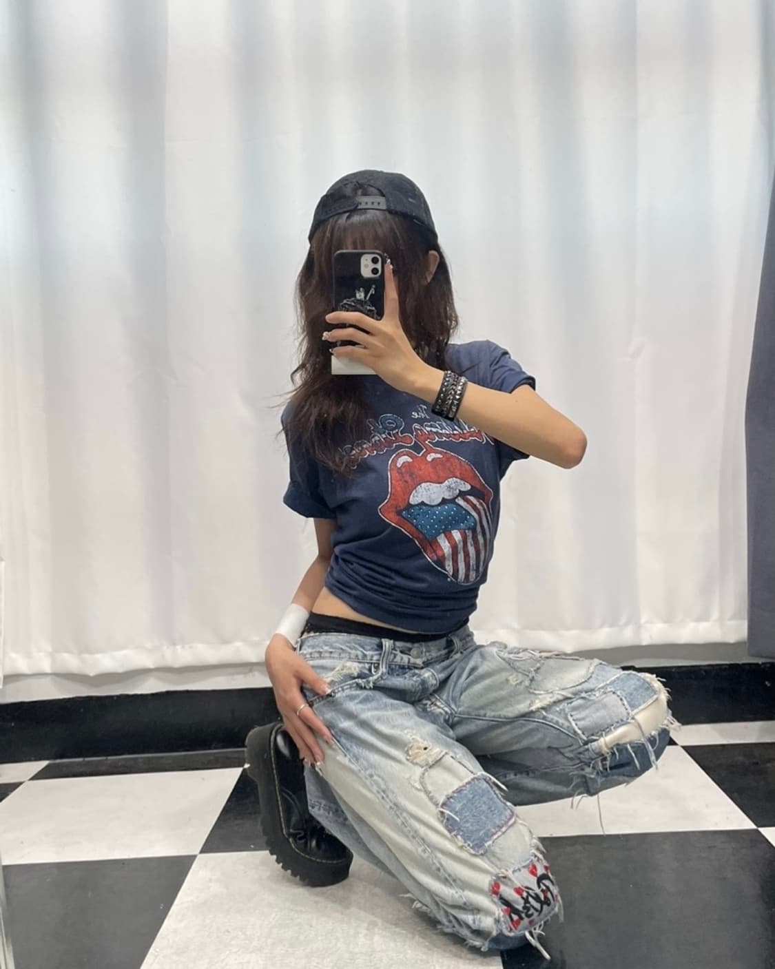 🎸The Rolling Stones 네이비 티셔츠🎸 상품이미지3