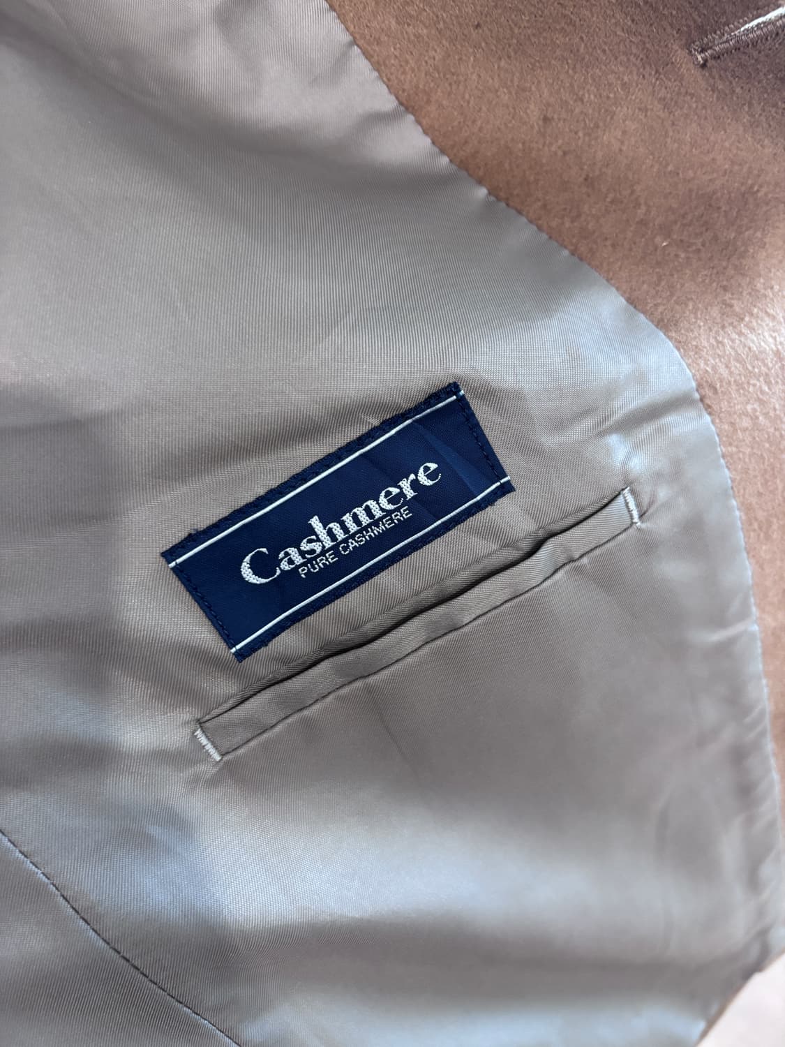 캐시미어100 오버핏 카멜자켓(남여공용) 상품이미지3