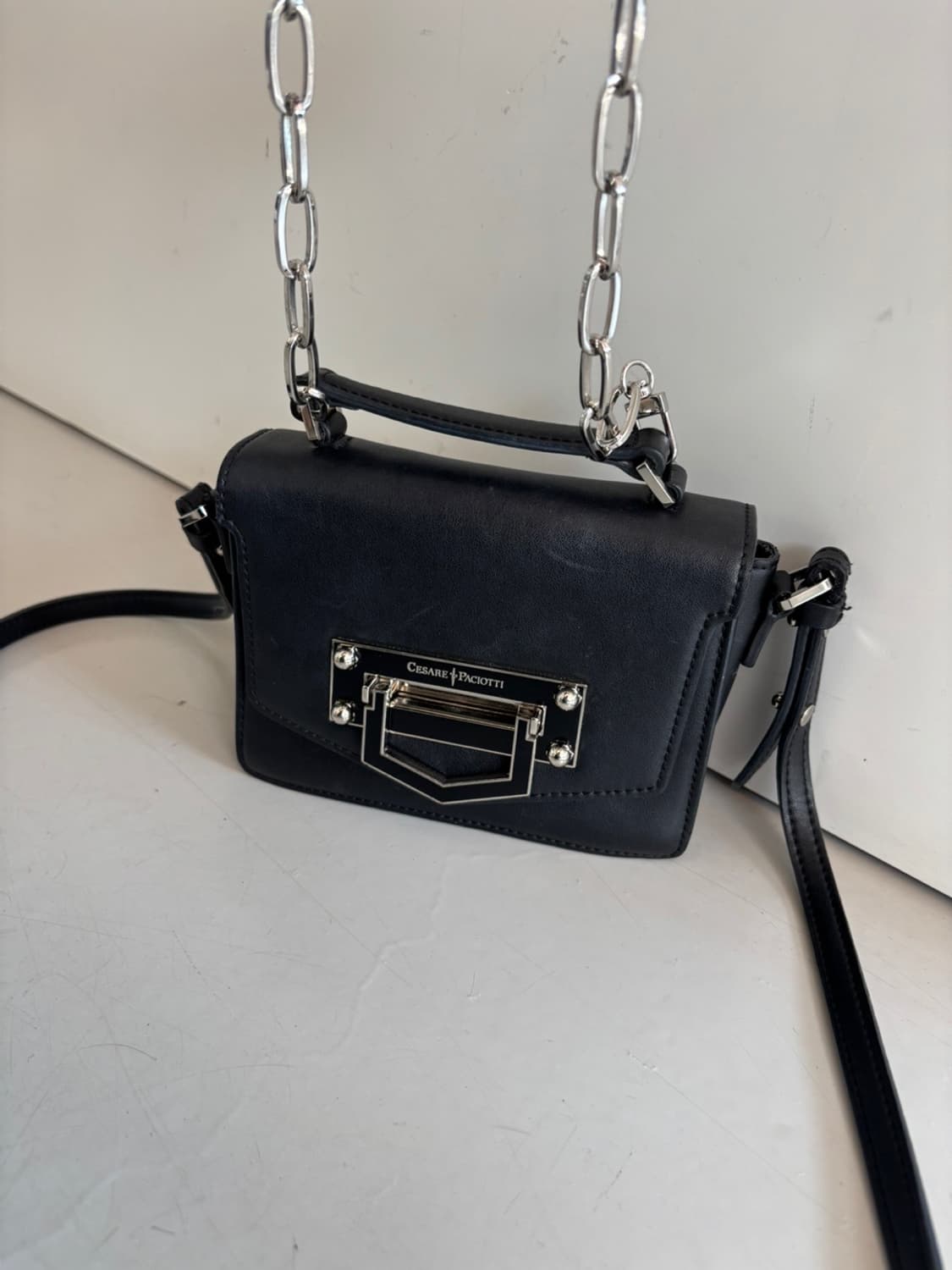Cesare Paciotti Mini Leather Bag 상품이미지10