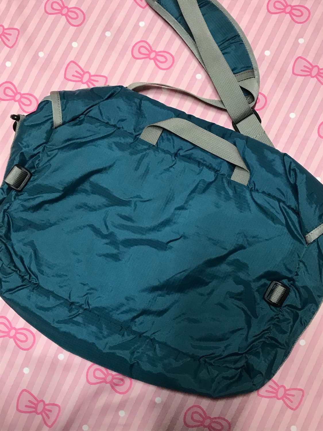 몽벨 청록 크로스백 상품이미지5