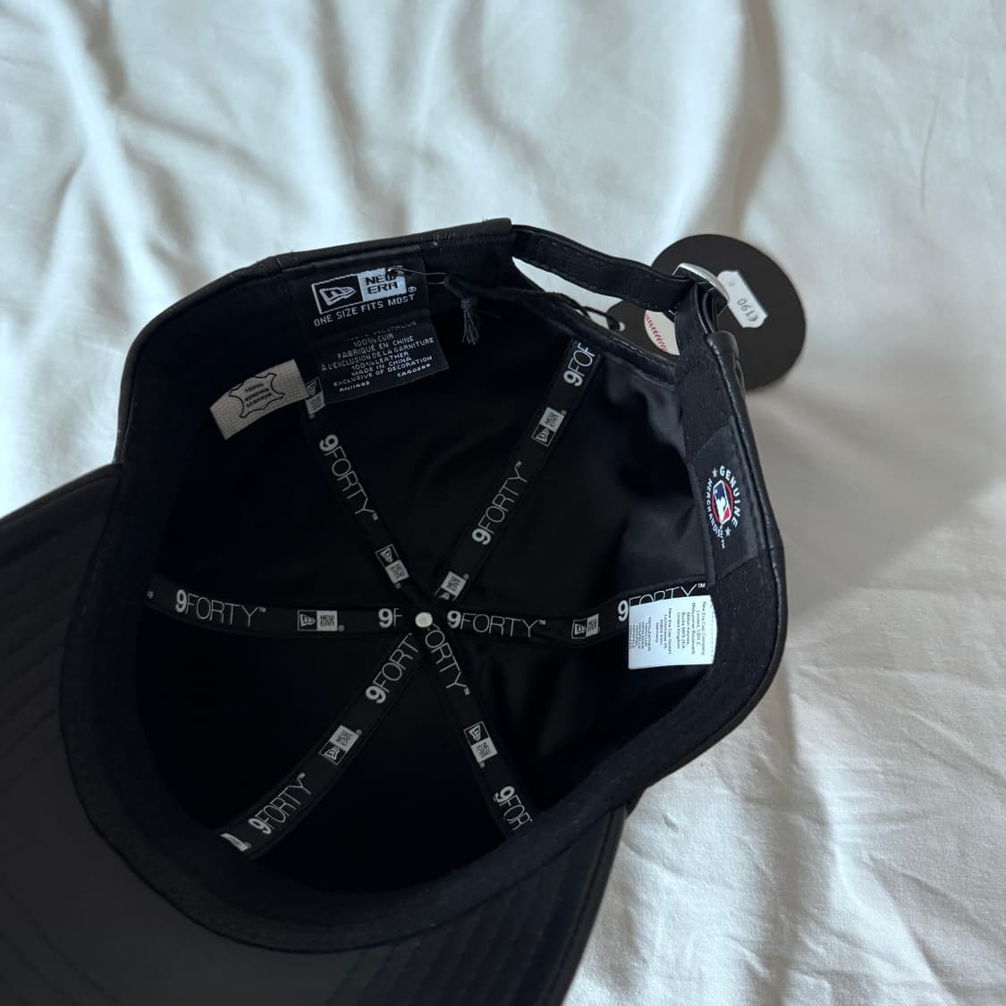MLB / 9포티 뉴욕 양키즈 레더 볼캡 블랙 / OS 상품이미지3