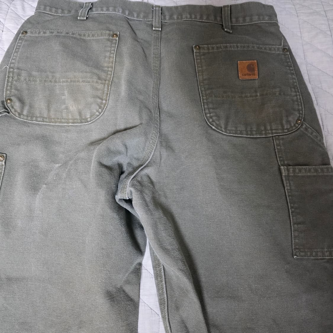 [36X34] 빈티지 칼하트 더블니 MOS 굿컨디션 워크팬츠 M-2 상품이미지6