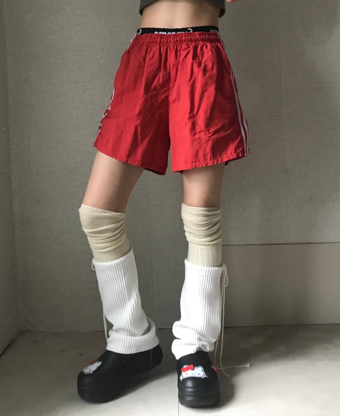 아디다스 레드 쇼츠 상품이미지5