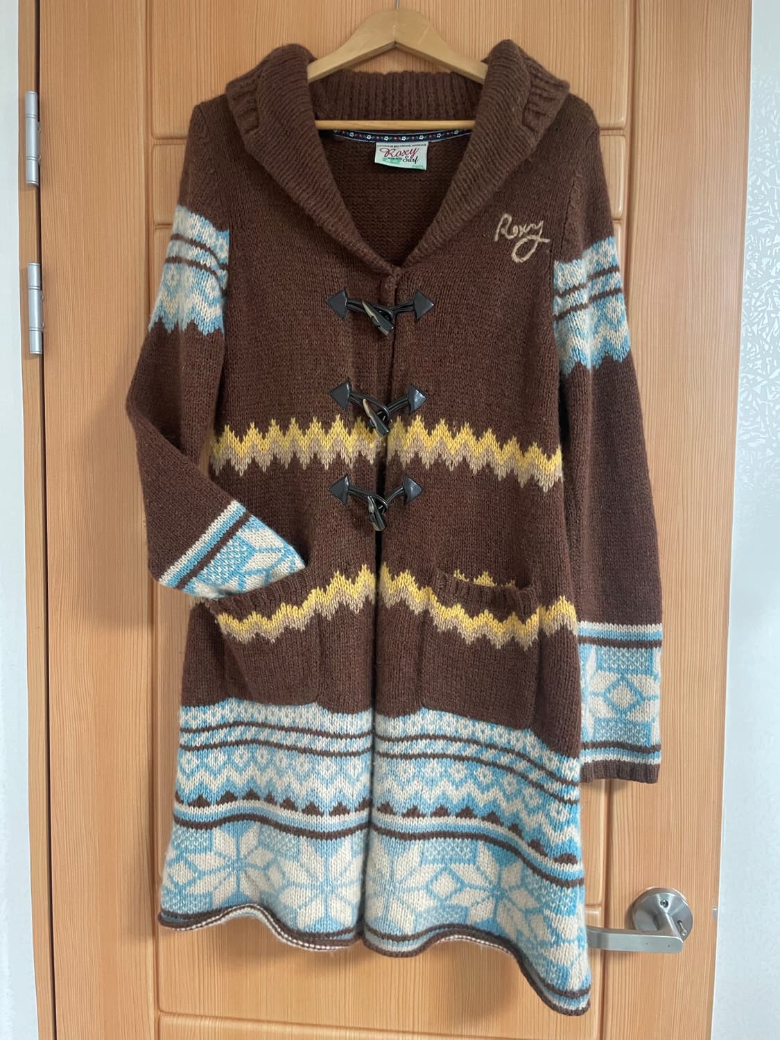 Roxy 빈티지 떡볶이 울 코트/ 가디건 상품이미지1