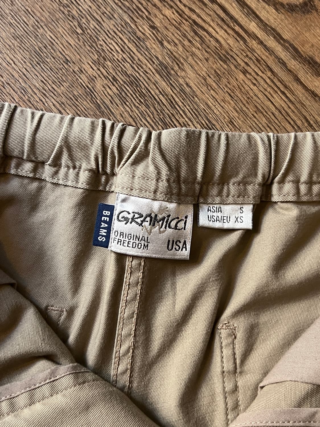 [S]그라미치 X BEAMS 아이보리 밴딩 코튼 팬츠 상품이미지6