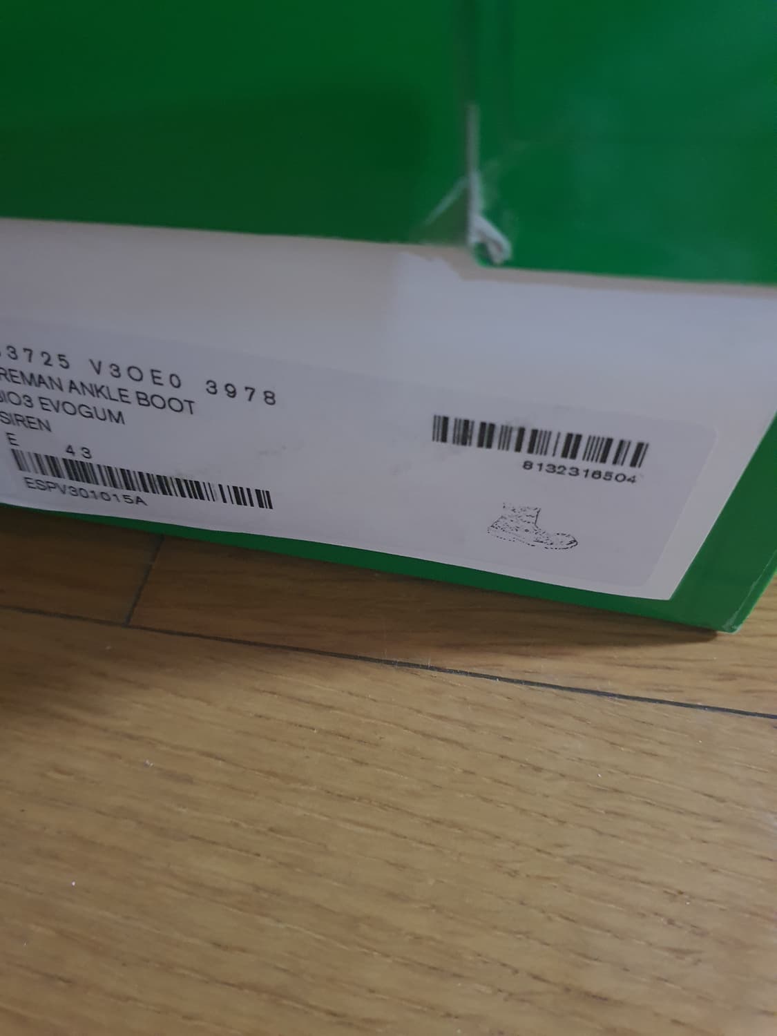 새상품 보테가베네타 파이어맨 러버 앵클 부츠 43사이즈 상품이미지6