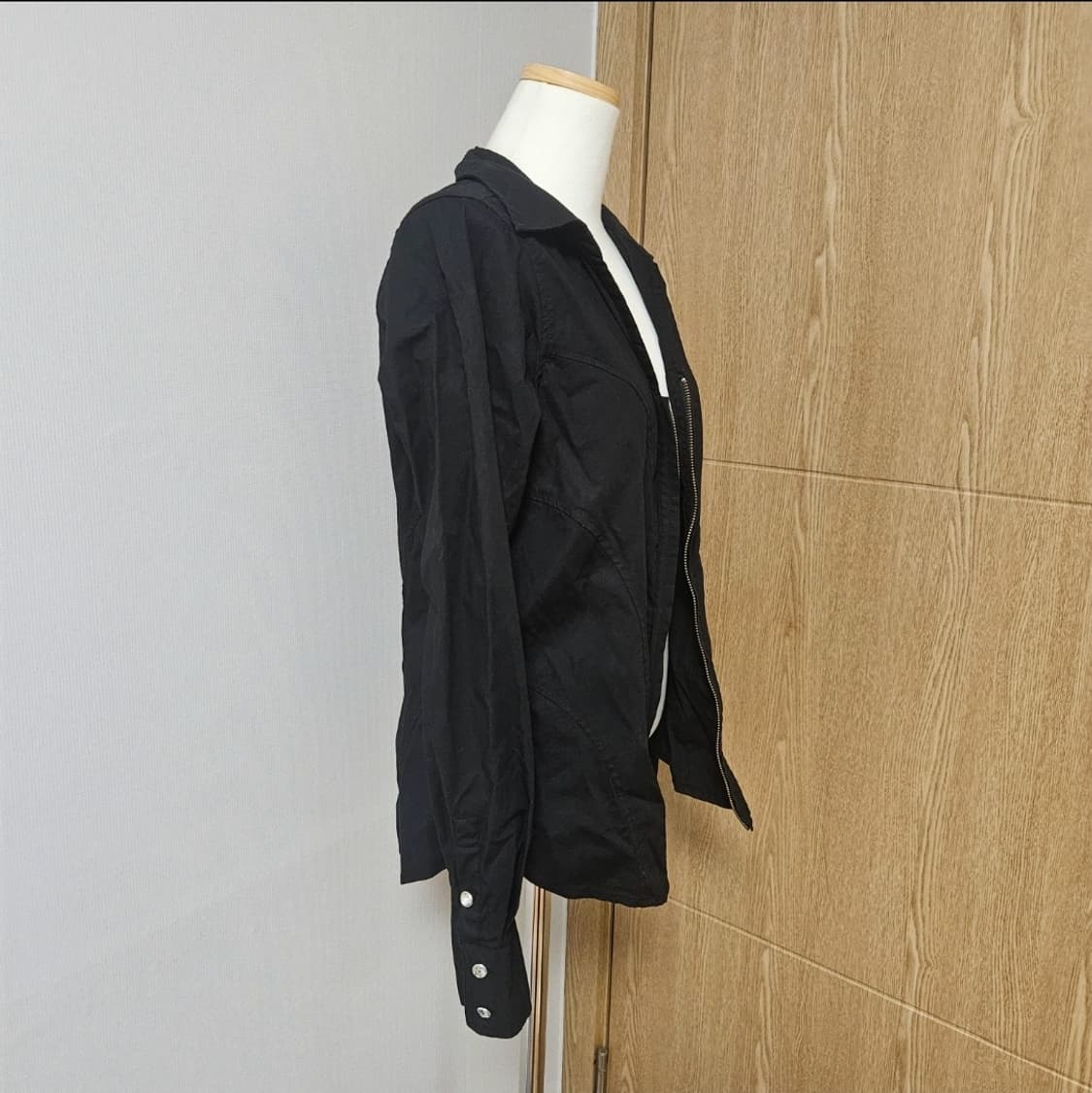 할리데이비슨 여성 블랙 지퍼 큐빅로고 라이더 빈티지 자켓 집업 S 상품이미지10