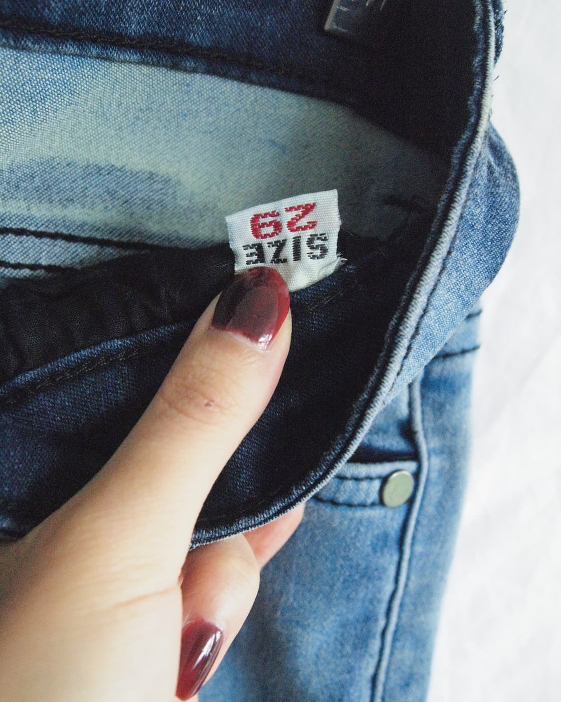 jpn vtg 키치 프린트 로우라이즈 스키니진 상품이미지6