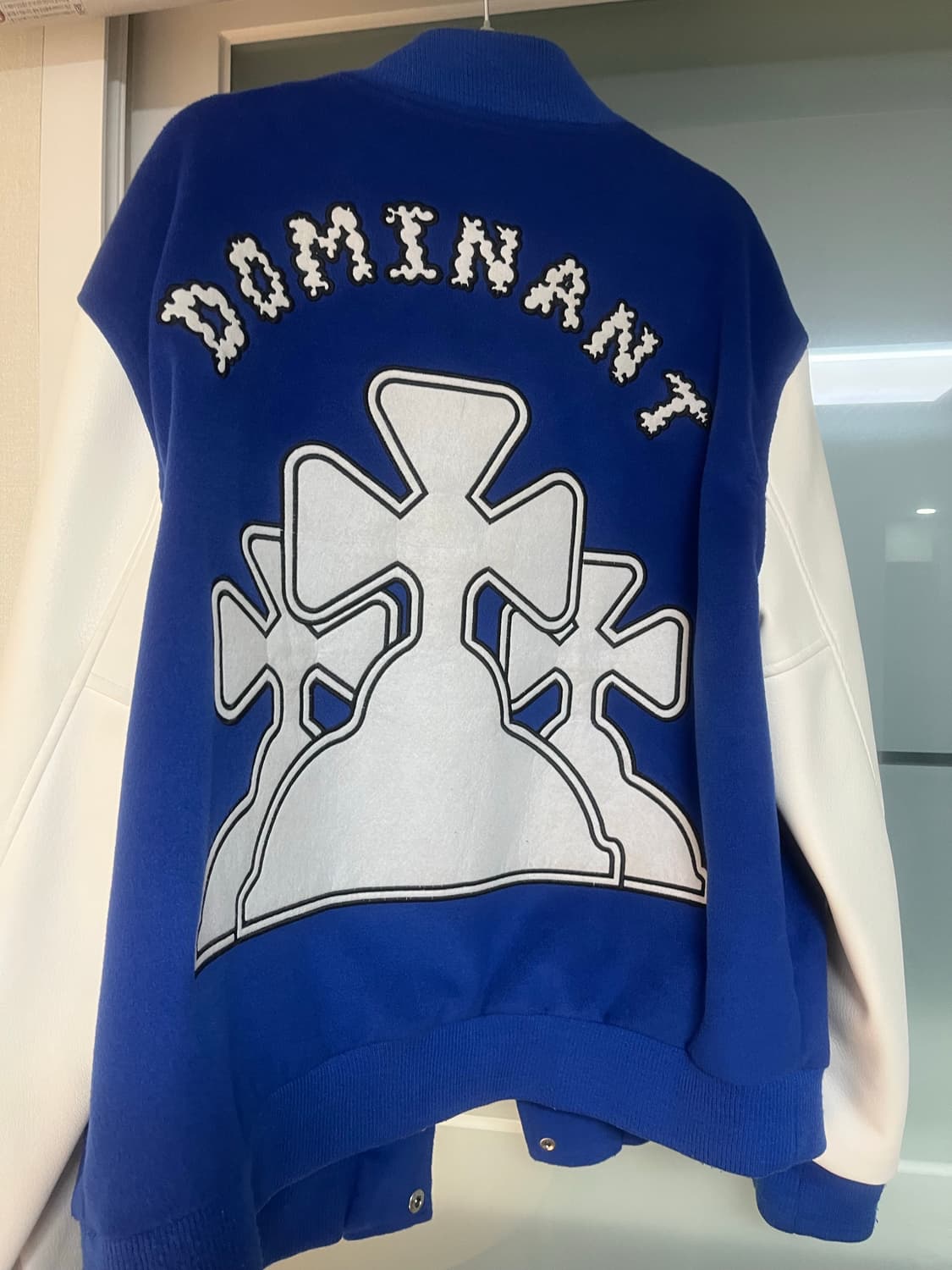 도미넌트 블루 바시티 자켓 상품이미지2