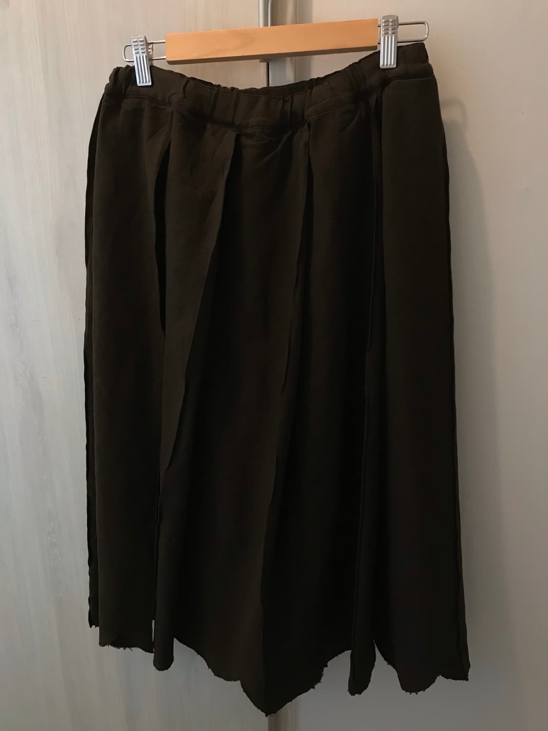 robe de chambre 브라운 플리츠 스커트 상품이미지1