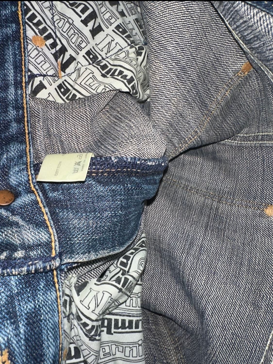 넘버나인 03aw 패치데님 상품이미지5