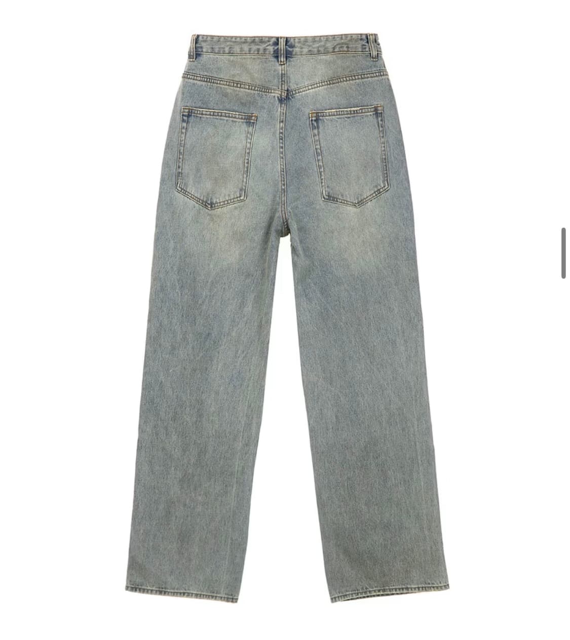 (새상품) 일꼬르소 워싱 와이드핏 데님M 상품이미지3