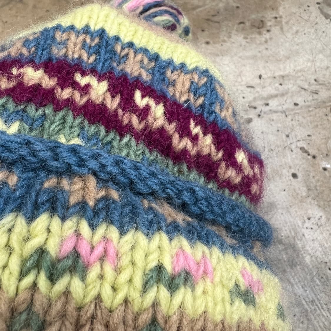 made in nepal 퓨어 울 비니 상품이미지3