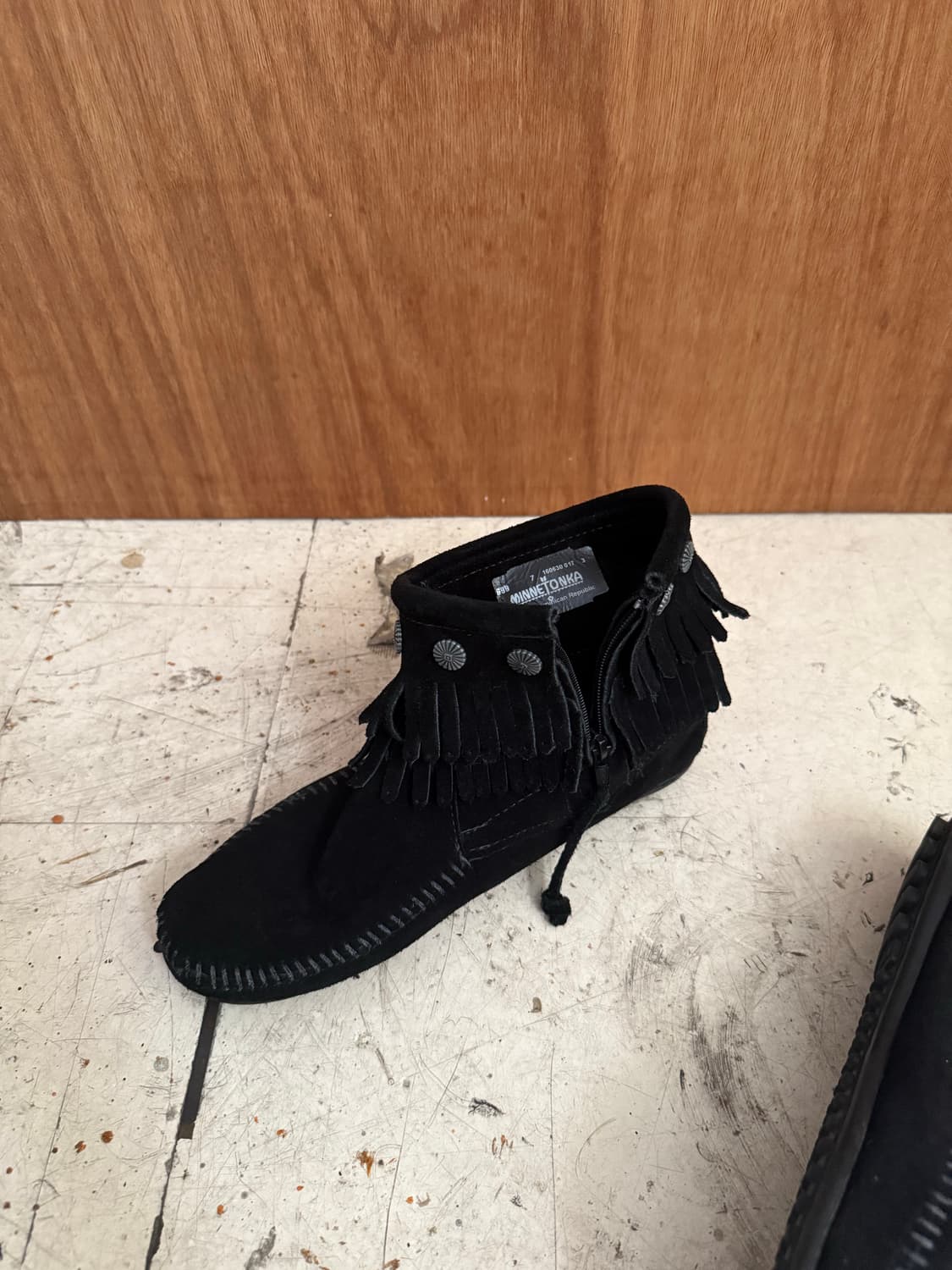 MINNETONKA  fringe suede boots 상품이미지6