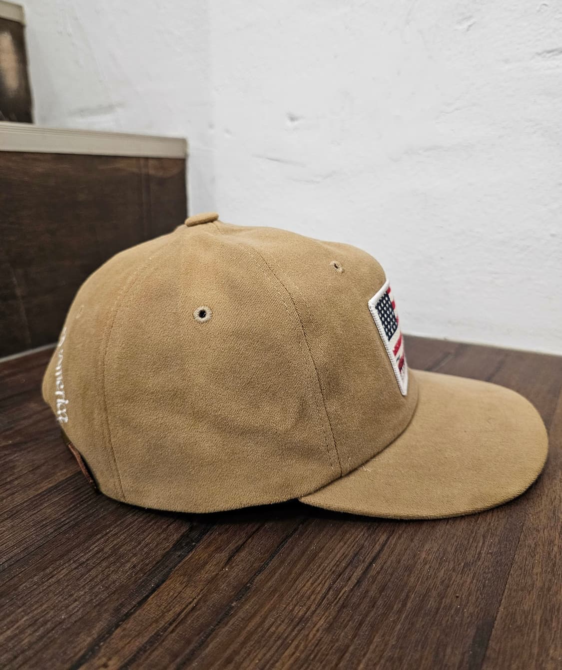 Japan 베이지 USA패치 피치스킨 스냅백 상품이미지3