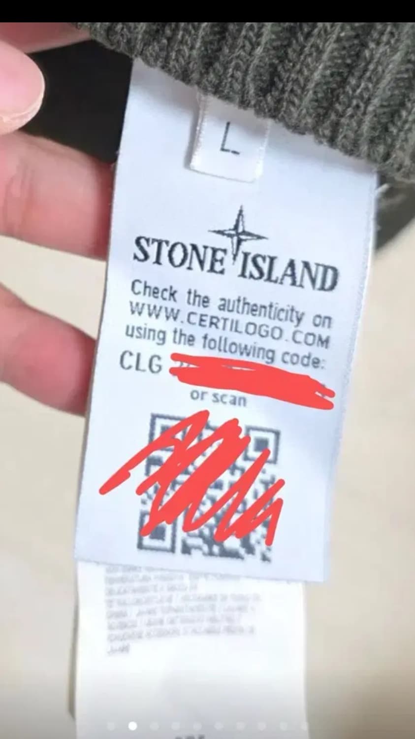 [오늘만!/정품/L] 스톤아일랜드 헤비 울 니트 상품이미지2