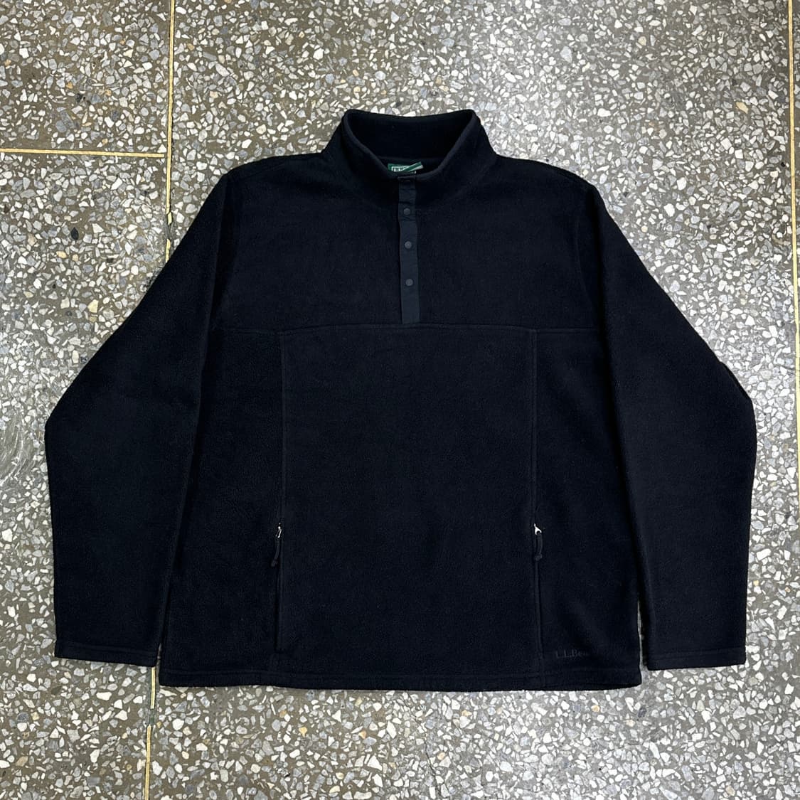 00s 엘엘빈 폴라텍 후리스 스냅티 XL 상품이미지1