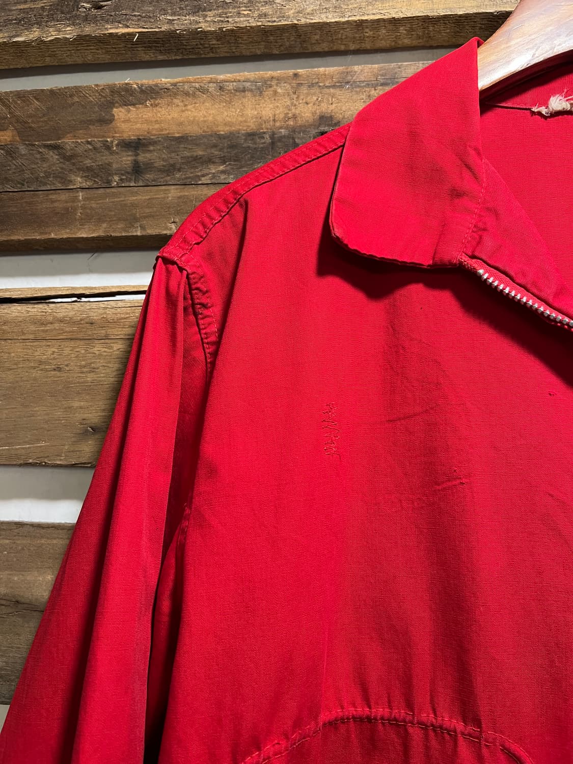 [M]60's Dan River USA 올드카 프린팅 드리즐러 자켓 상품이미지5