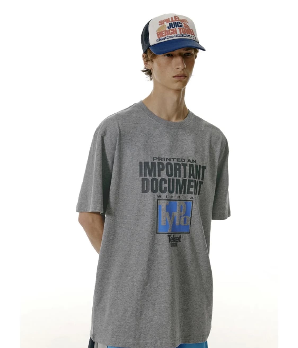 TEKET 테켓 그래픽 트러커 캡 네이비 상품이미지6