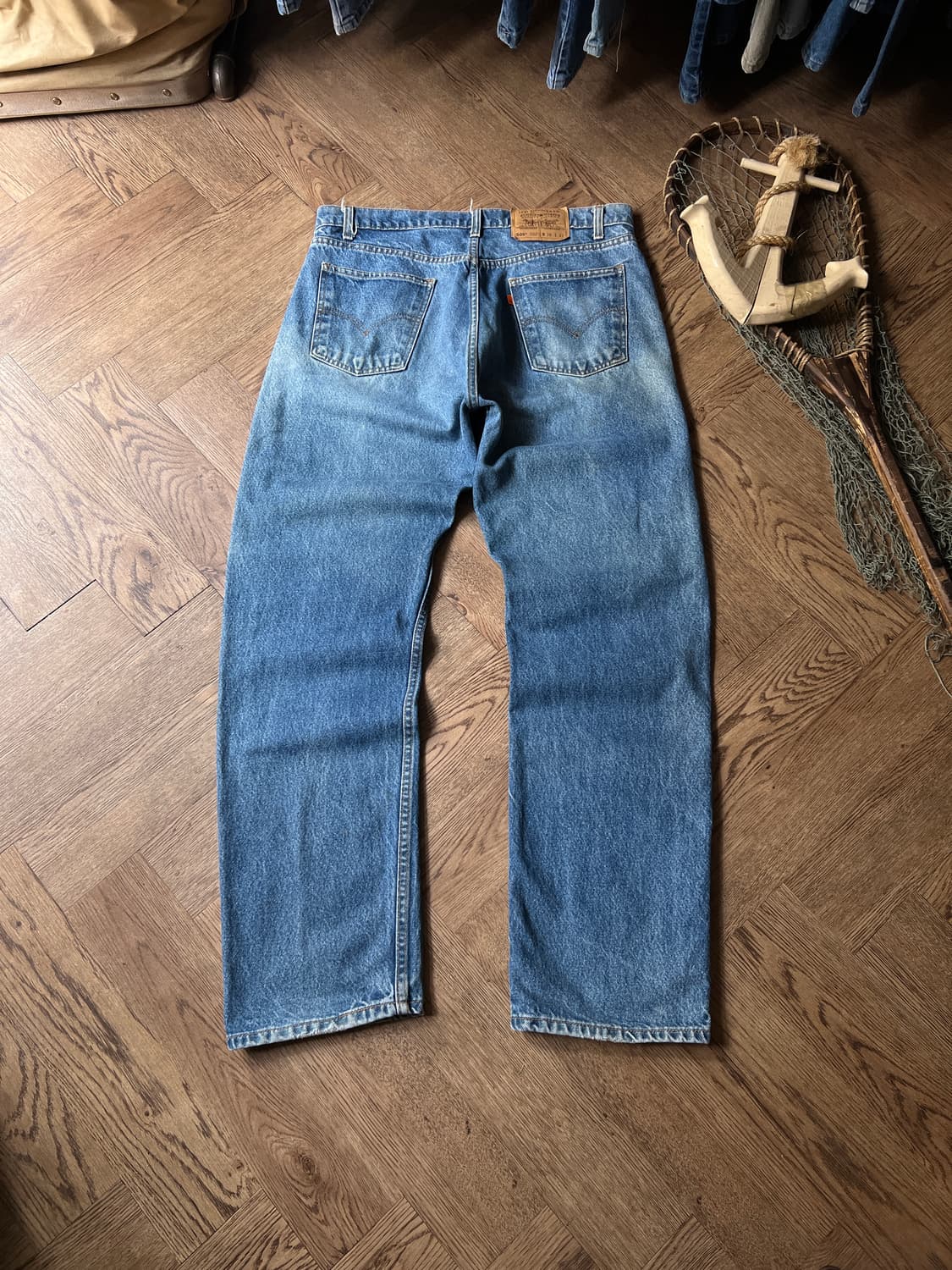 [36]90's 리바이스 USA 오렌지탭 505 데님 팬츠 상품이미지7