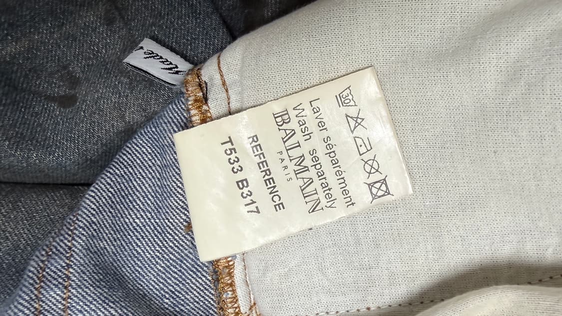 Balmain 11ss 데카르넹 이글코인 머드워싱진 33 상품이미지7