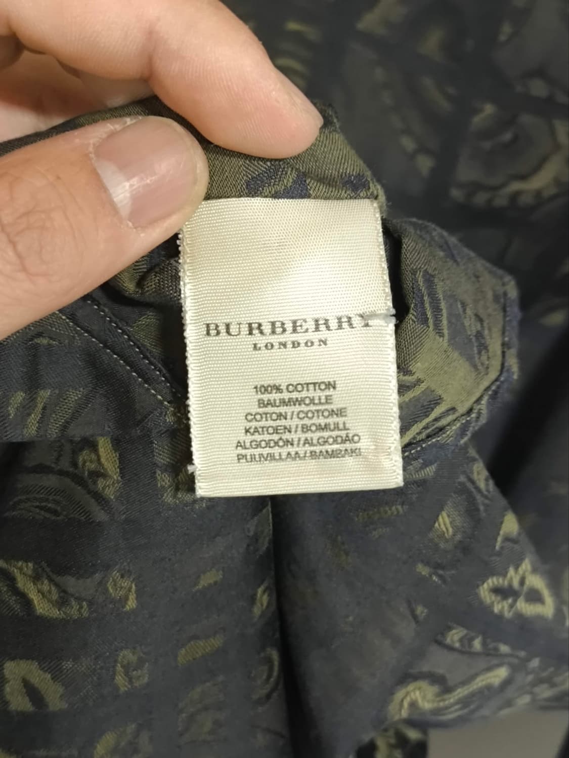 XL 버버리 희귀 패턴 노바체크 셔츠 상품이미지9