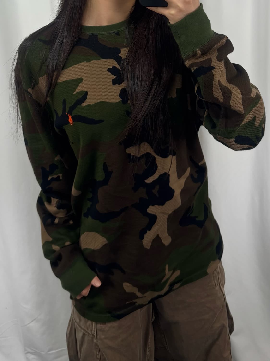 폴로 카모 롱슬리브 상품이미지3