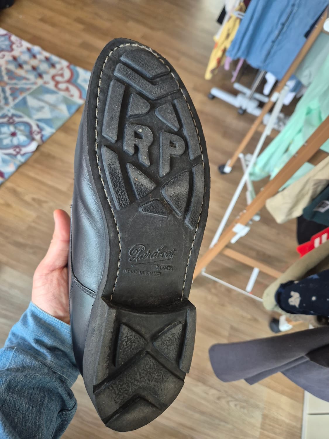 파라부트 샴보드 UK7.5 블랙 상품이미지10