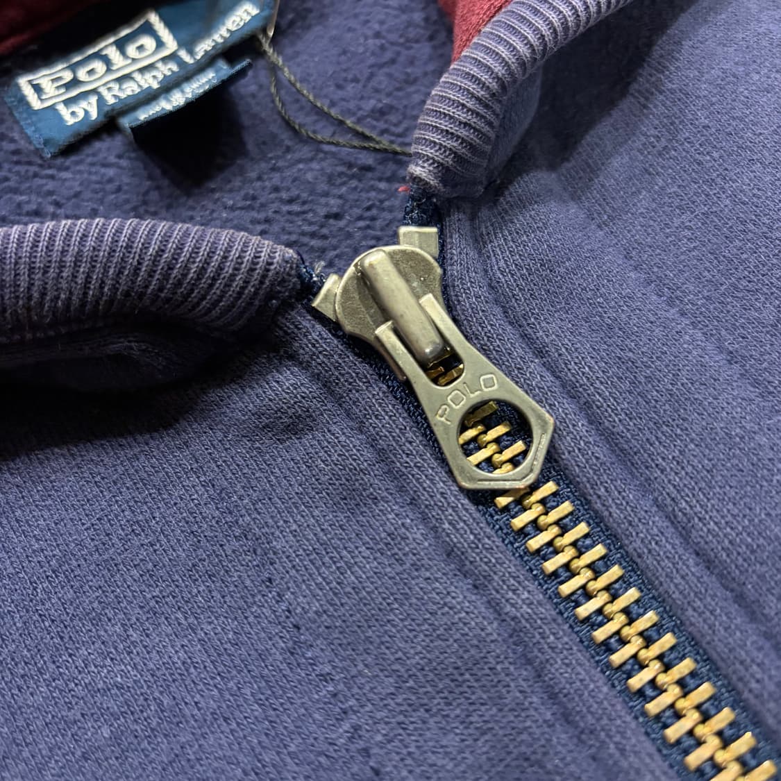 [M] 90s 폴로 랄프로렌 빈티지 투웨이 네이비 후드집업 C913 상품이미지4