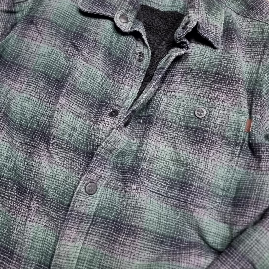 팀버랜드 그린 체크 플란넬 셔츠(100) 상품이미지2