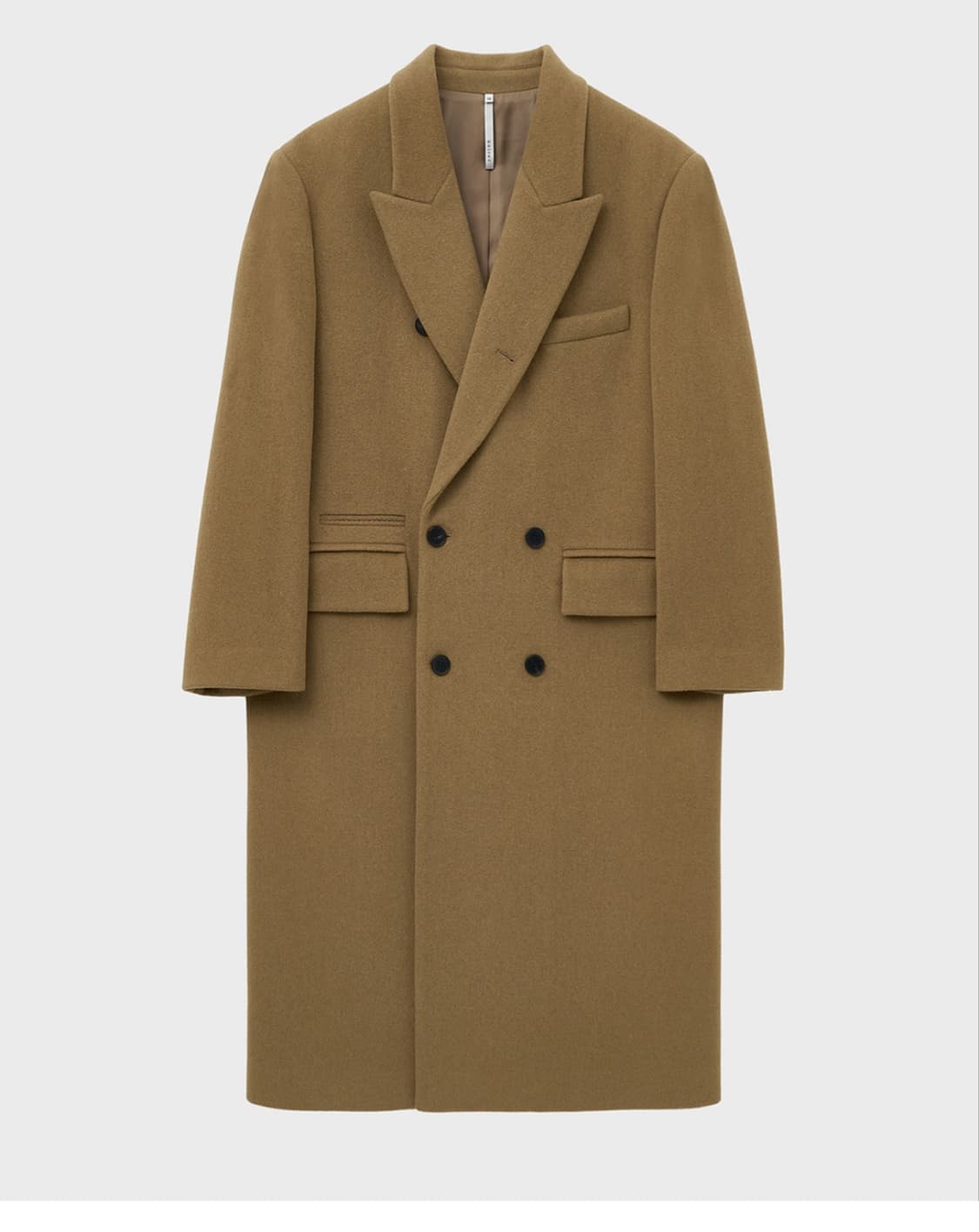 깡 노이어 카멜 더블 코트 50 상품이미지2