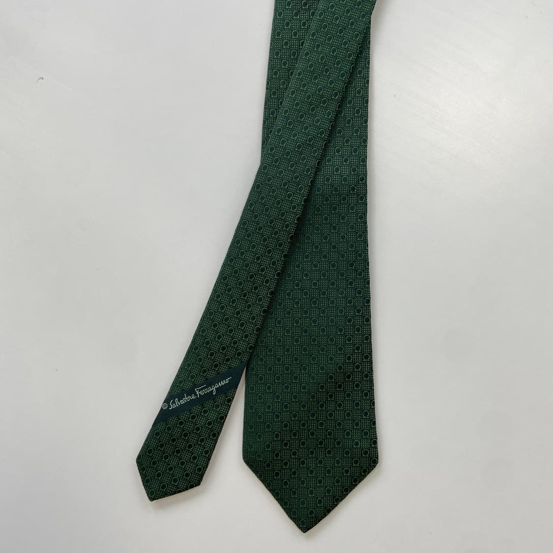 페레가모(Ferragamo) 명품 정품 모노그램 넥타이 8.6cm 상품이미지1