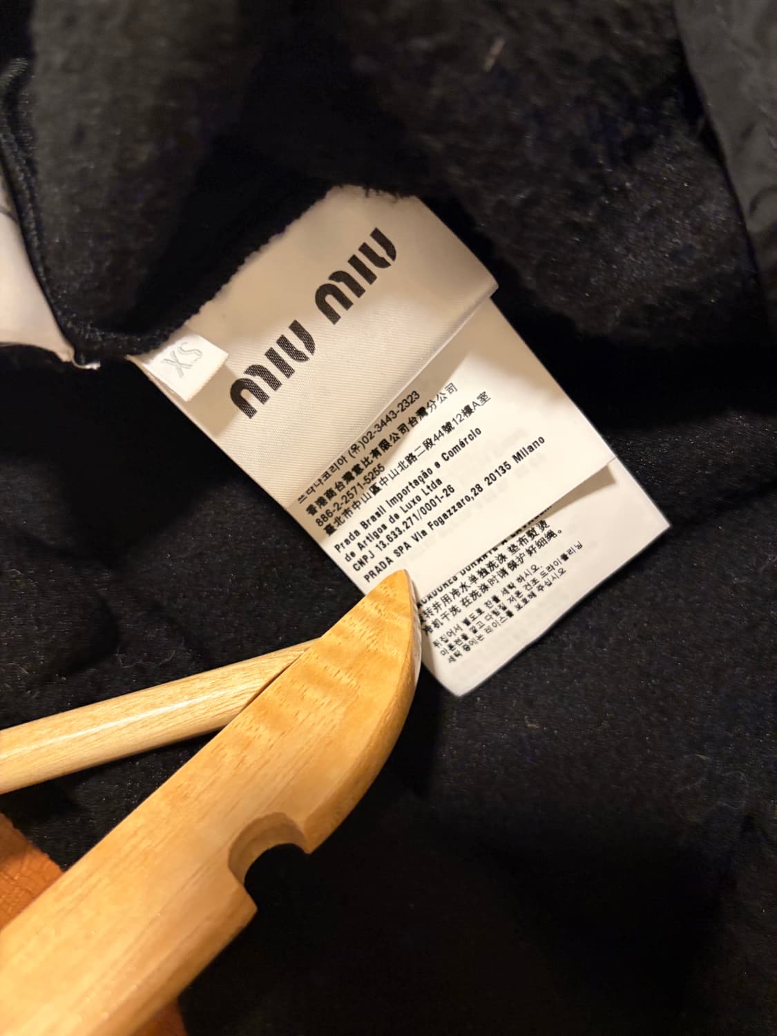 미우미우 하프집업 후리스 XS 상품이미지7