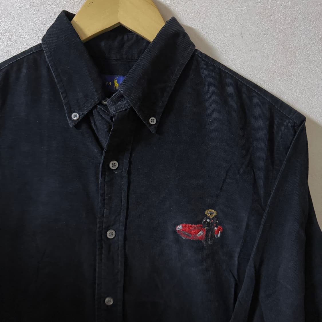 폴로 랄프로렌 베어 레이싱 코듀로이 셔츠 M (100정도) 상품이미지4