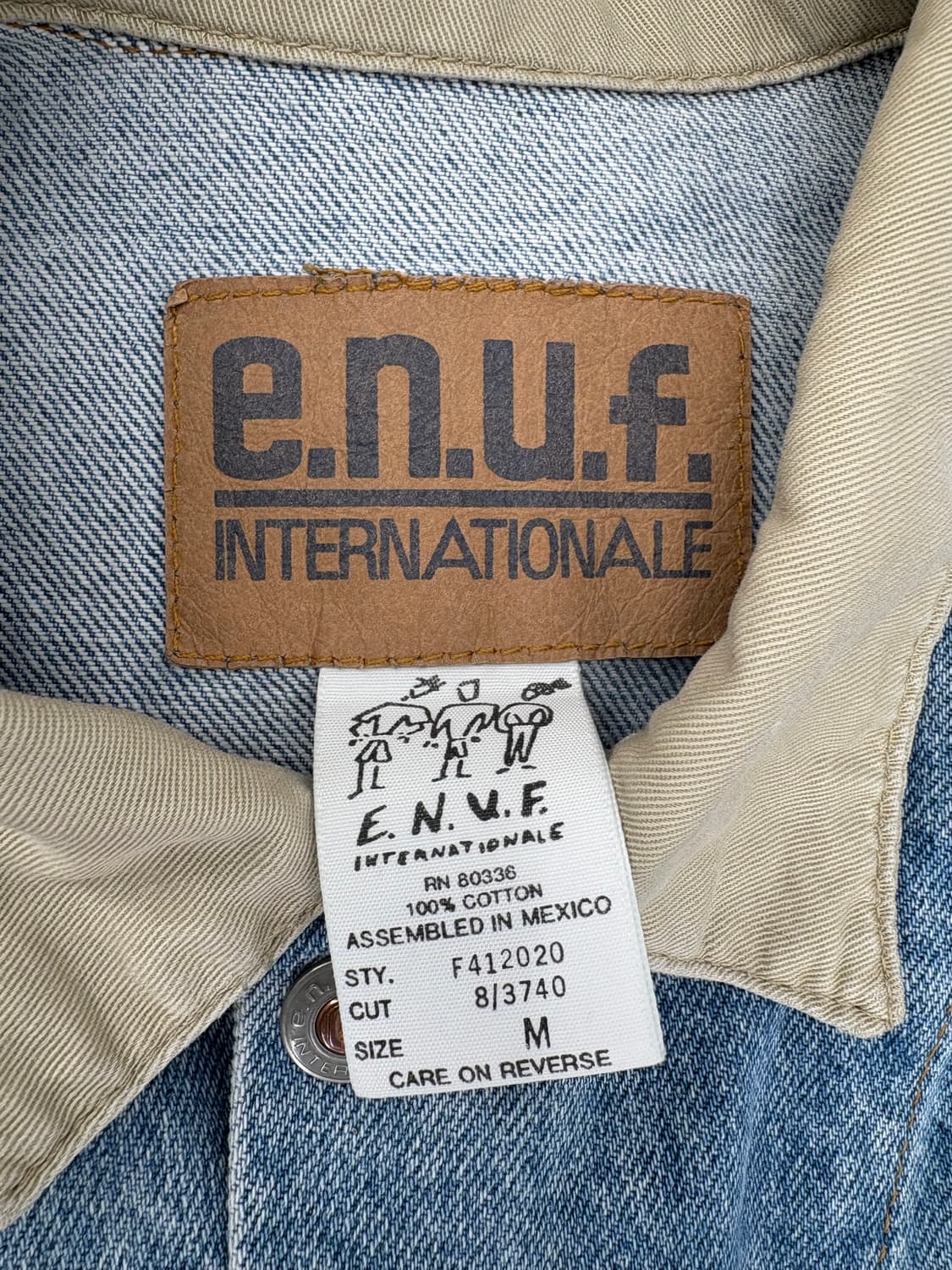 🇺🇸 ENUF Internationale 90s 빈티지 데님 트러커  상품이미지4