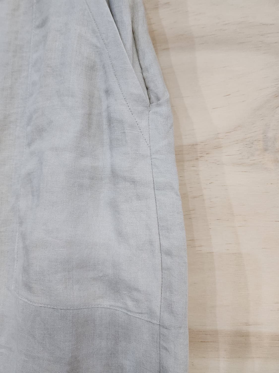 1107) 린넨 블렌드 롱 스커트 상품이미지5