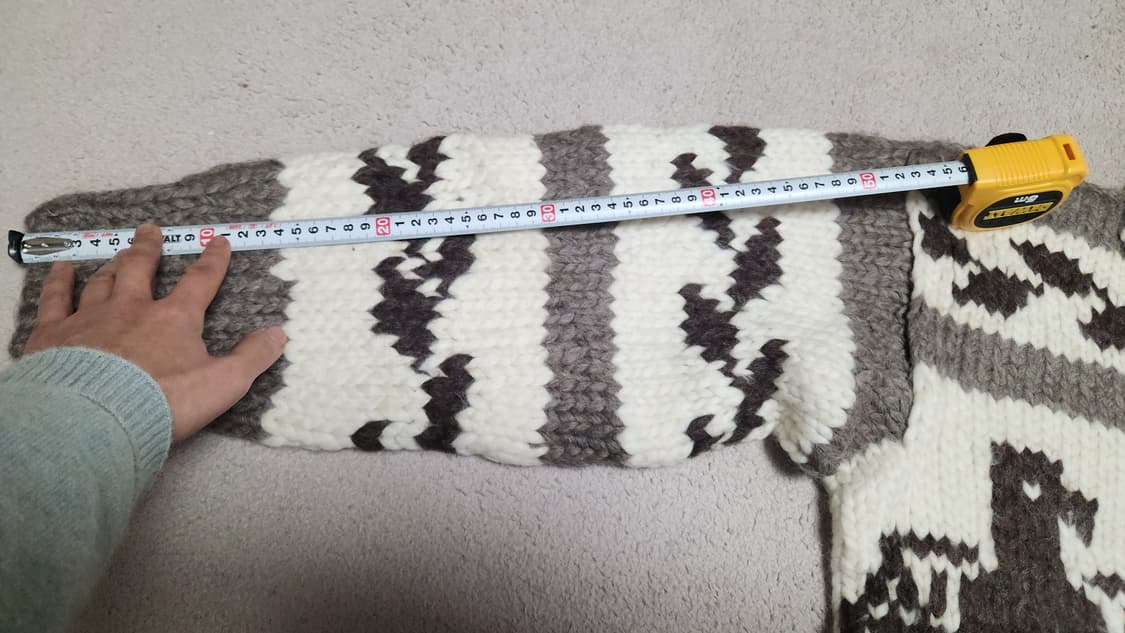 Canada made 독수리 코위찬 니트 스웨터 집업 상품이미지9