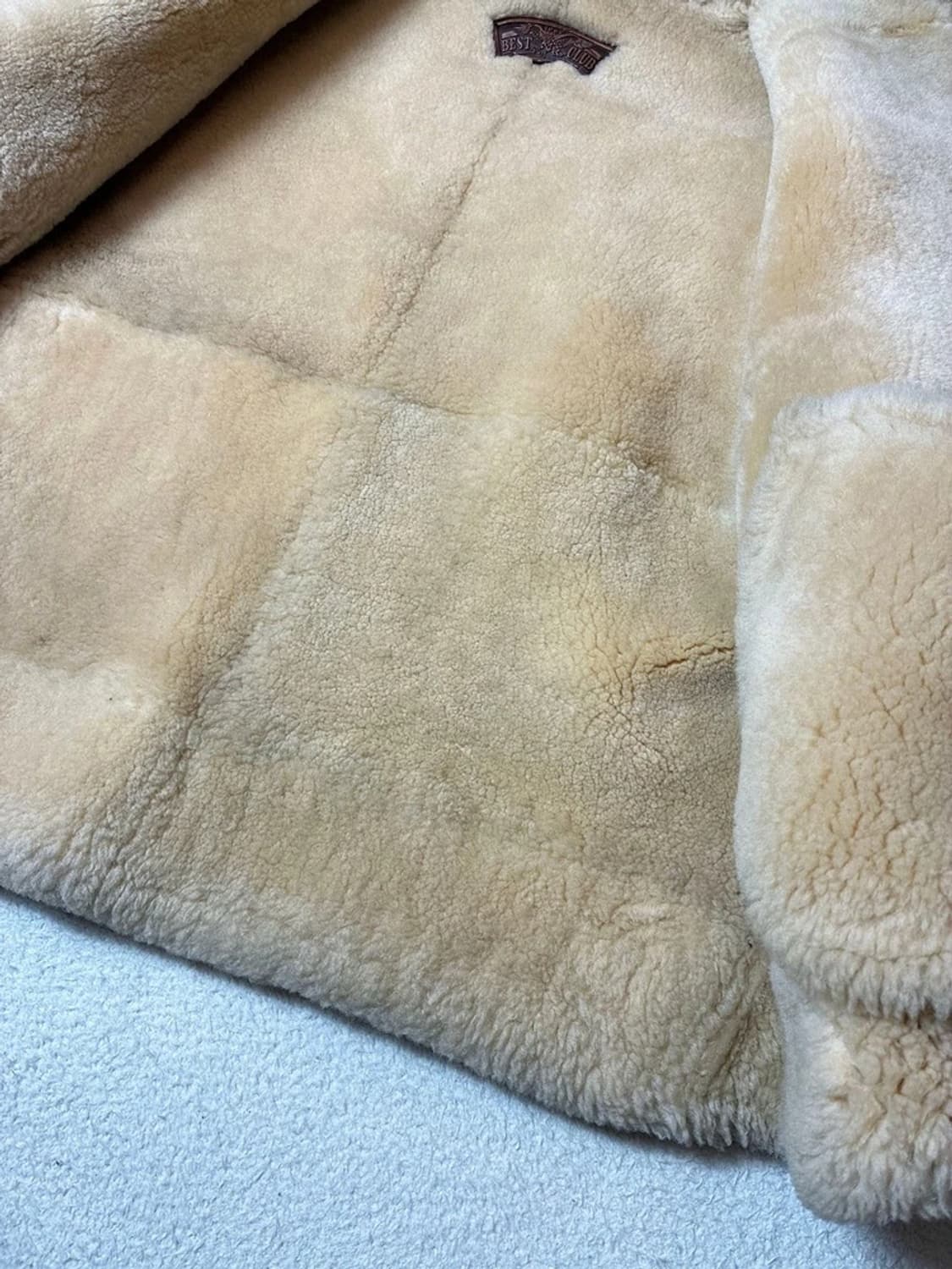 베스트클럽 90's B-3 램스킨 무스탕 자켓 PN6652    상품이미지7