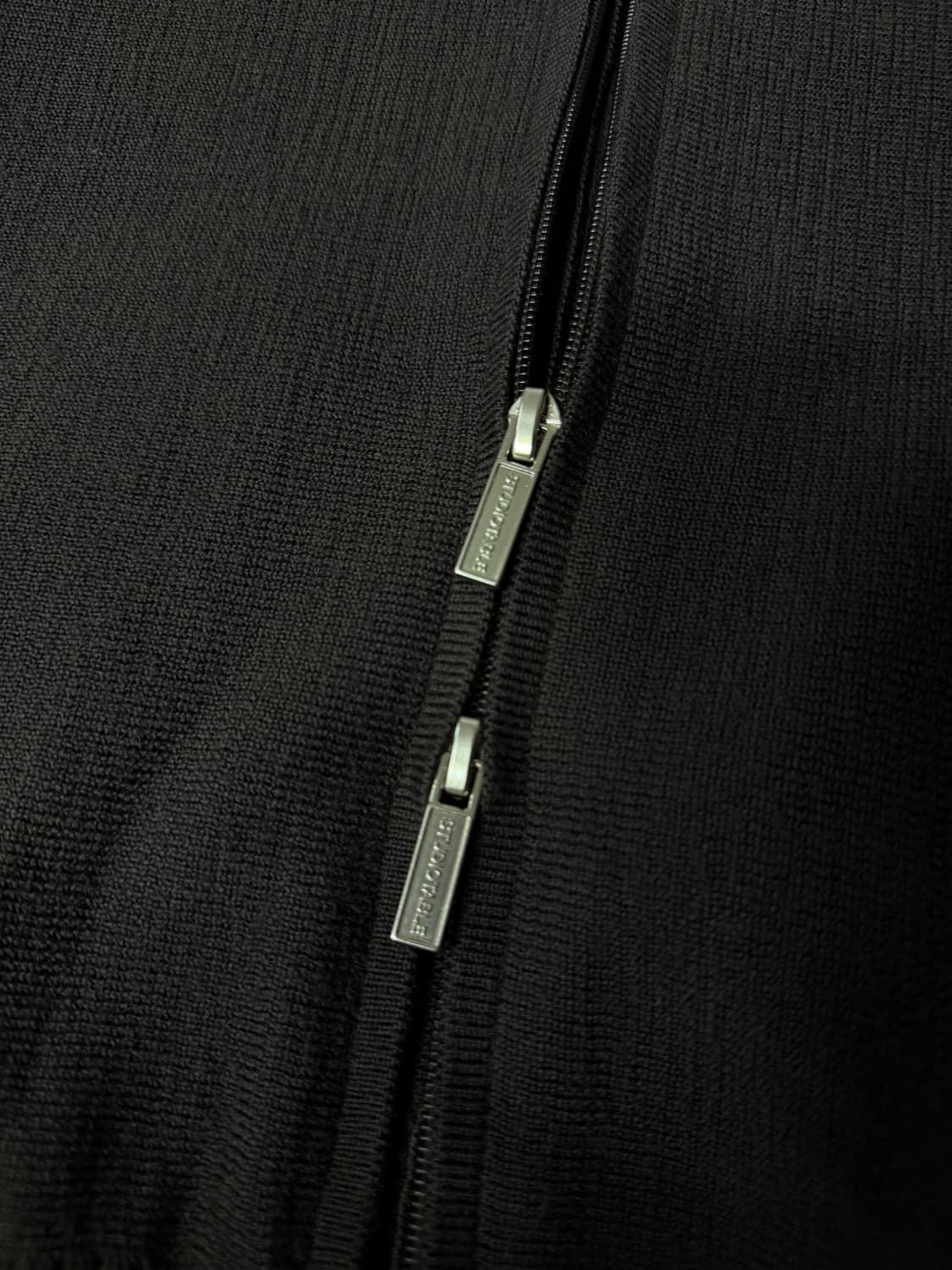 스튜디오테이블 CURVED TWO TONE WOOL ZIP-UP 상품이미지7