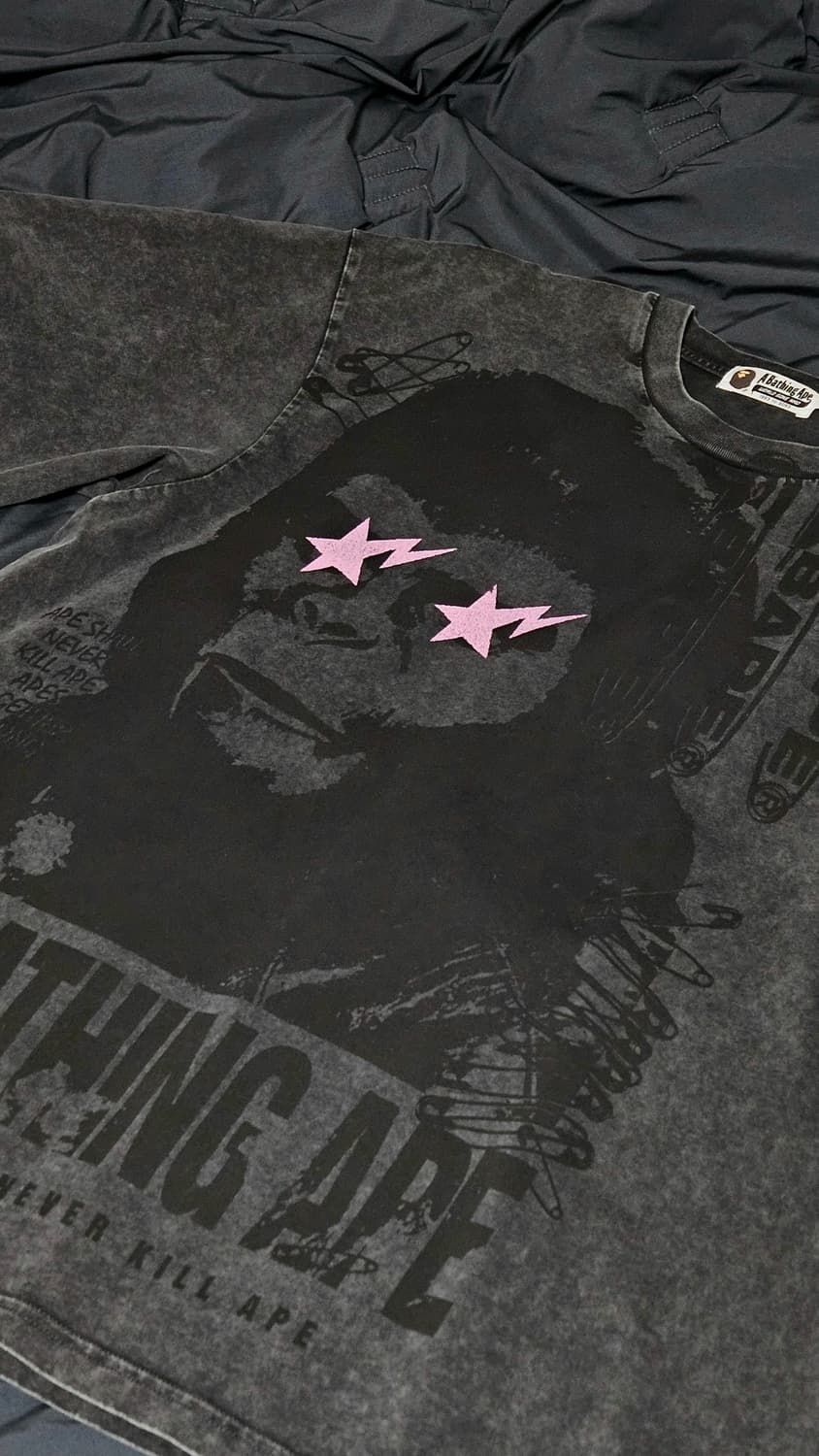 [일본매물, 새상품] 가먼트 다이 멀티 로고 릴렉스드 핏 티셔츠 상품이미지3