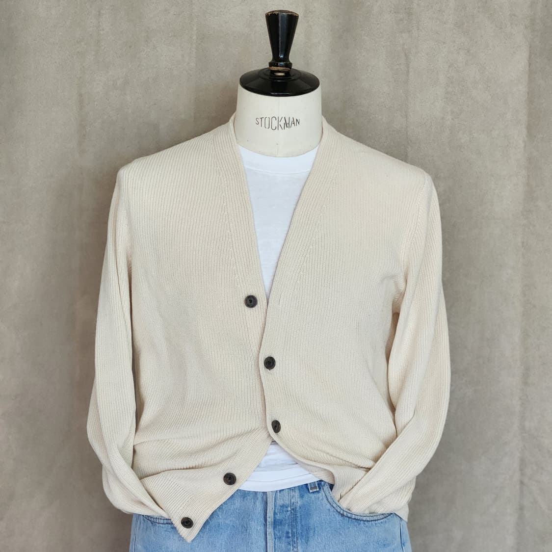 Brooks Brothers  브룩스 브라더스 라이트 베이지 가디건 M 상품이미지1