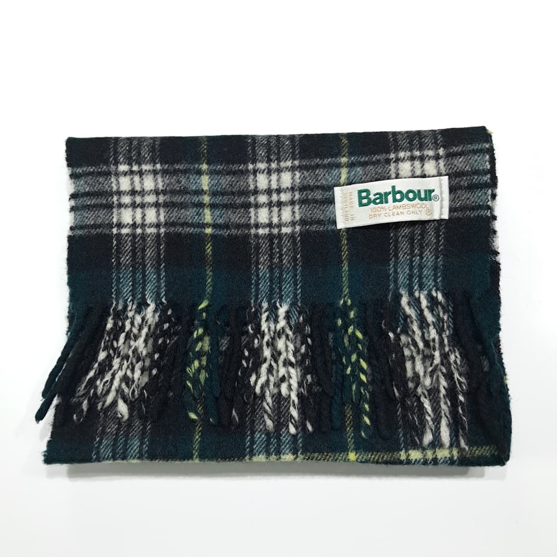 MX634 바버 00s 스코틀랜드판 램스울 타탄체크 머플러목도리 상품이미지6